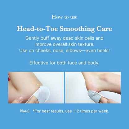 Medicube Zero Pore Peel Pads (8ea) | Exfoliating Mitt for Face & Body | Rice Extract, Natural AHA & Panthenol | Double-Sided Organic Cotton & Microfiber Pads