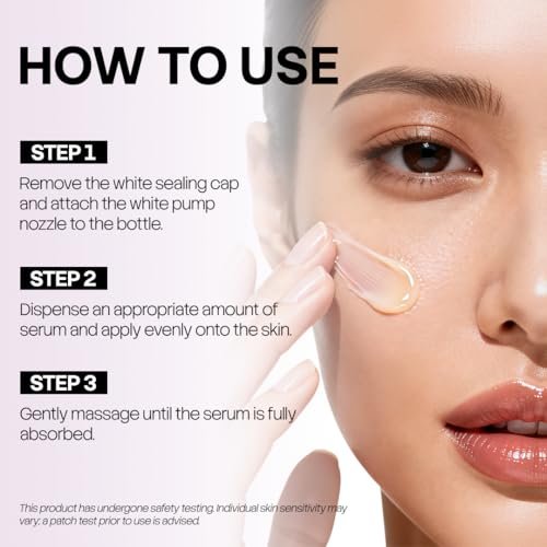 SEYOUL Meso White Facial Serum – Brightening Vitamin C, Niacinamide & Collagen Serum for Dark Spots & Uneven Skin Tone – 6 Vials (0.17 fl oz Each) Avelisse