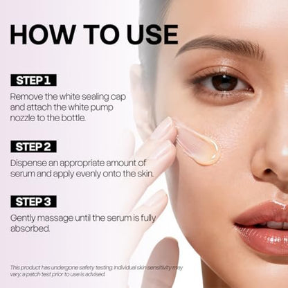 SEYOUL Meso White Facial Serum – Brightening Vitamin C, Niacinamide & Collagen Serum for Dark Spots & Uneven Skin Tone – 6 Vials (0.17 fl oz Each) Avelisse