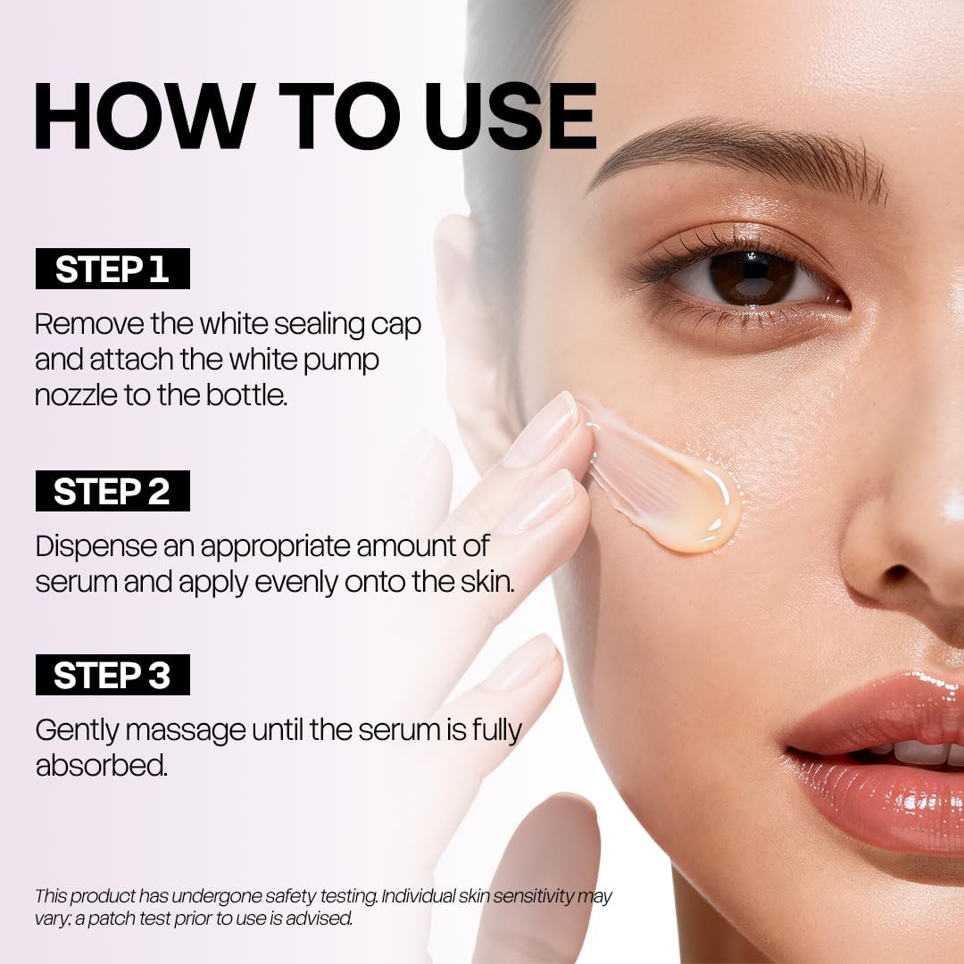 SEYOUL Meso White Facial Serum – Brightening Vitamin C, Niacinamide & Collagen Serum for Dark Spots & Uneven Skin Tone – 6 Vials (0.17 fl oz Each) Avelisse