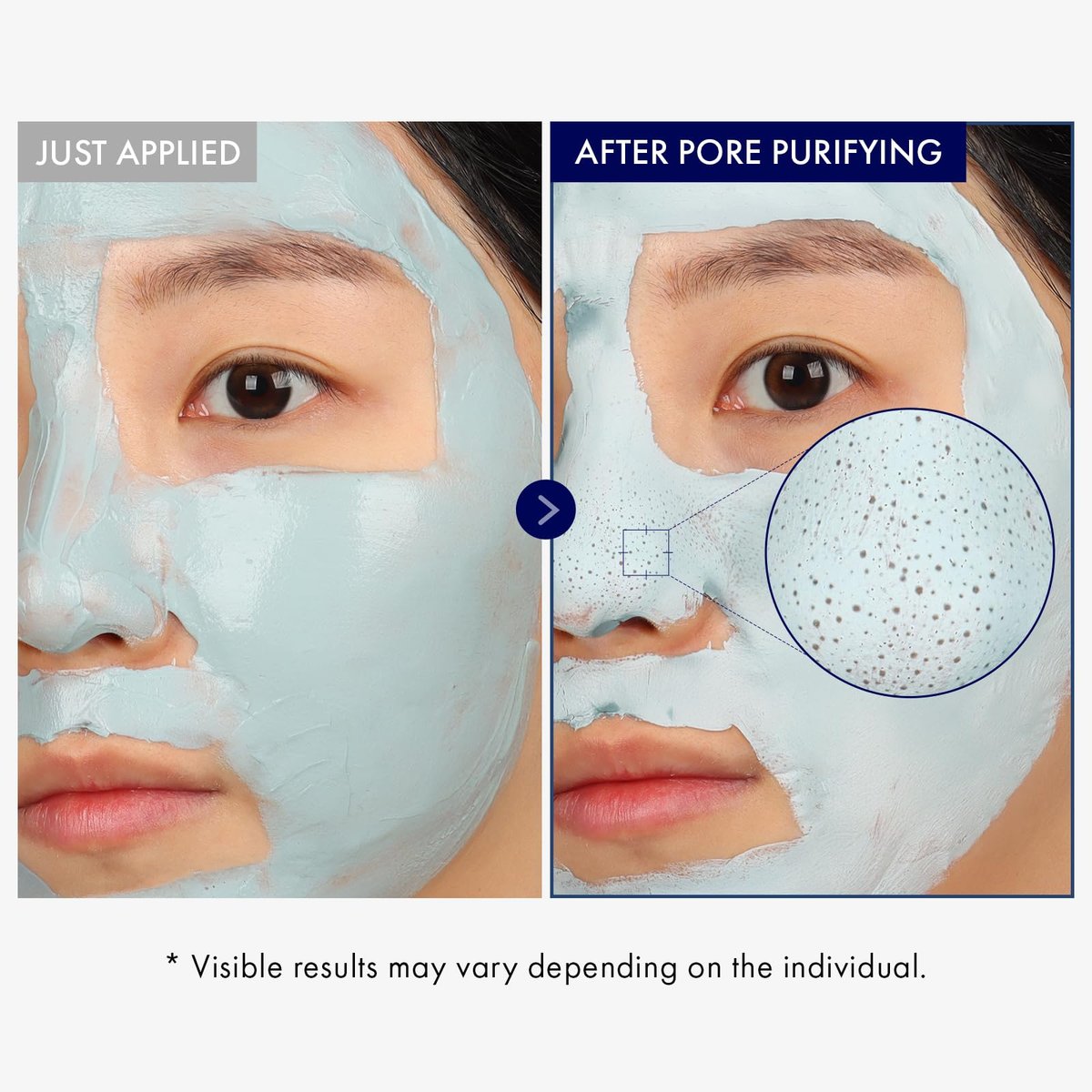 TOSOWOONG Real Blackhead Mud Mask - Pore Purifying Clay Mask for Face & Nose, Deep Cleansing, Oil Control, 3.52 oz Avelisse