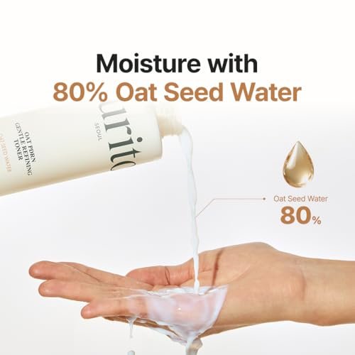 PURITO Oat PDRN Gentle Refining Toner – 200 mL (6.76 fl.oz) | Korean Exfoliating Toner with 99% Pure Oat PDRN for Acne-Prone Skin, Vegan & Non-Comedogenic Avelisse