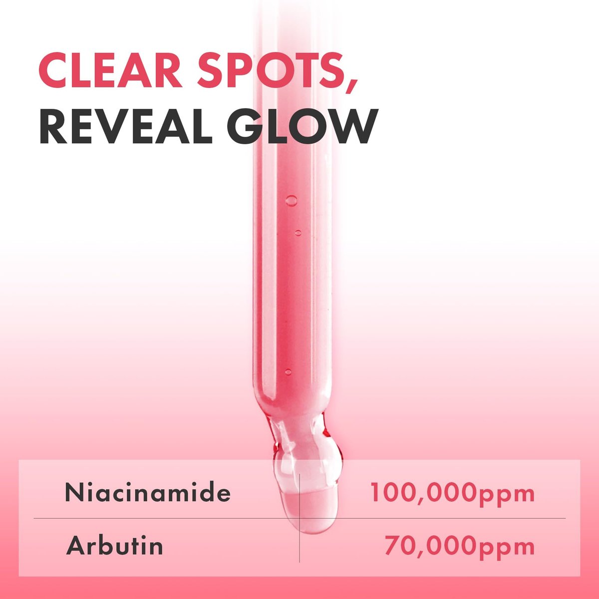 TOSOWOONG Niacinamide 10% + Arbutin 7% Serum – Dark Spot Remover & Hyperpigmentation Corrector for Uneven Skin Tone, Korean Skincare, 33ml - görsel 3