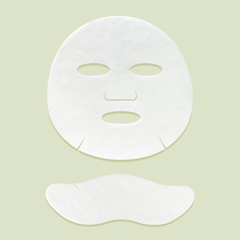 Snail + Hyaluronic Acid Face & Neck Serum Sheet Mask Set (5 pcs) – Deep Hydration, Skin Repair, Dual-Area Care, Nourishing Formula - görsel 3