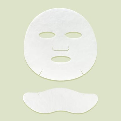 Snail + Hyaluronic Acid Face & Neck Serum Sheet Mask Set (5 pcs) – Deep Hydration, Skin Repair, Dual-Area Care, Nourishing Formula