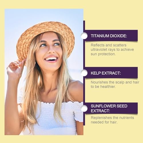 2-Pack Ultimate Hair and Scalp Sunscreen Spray SPF 30 – Color-Lock UV Shield for Dyed/Highlighted Hair, Prevents Color Fade & Dryness, Non-Greasy Protection (2 x 100ml) Avelisse