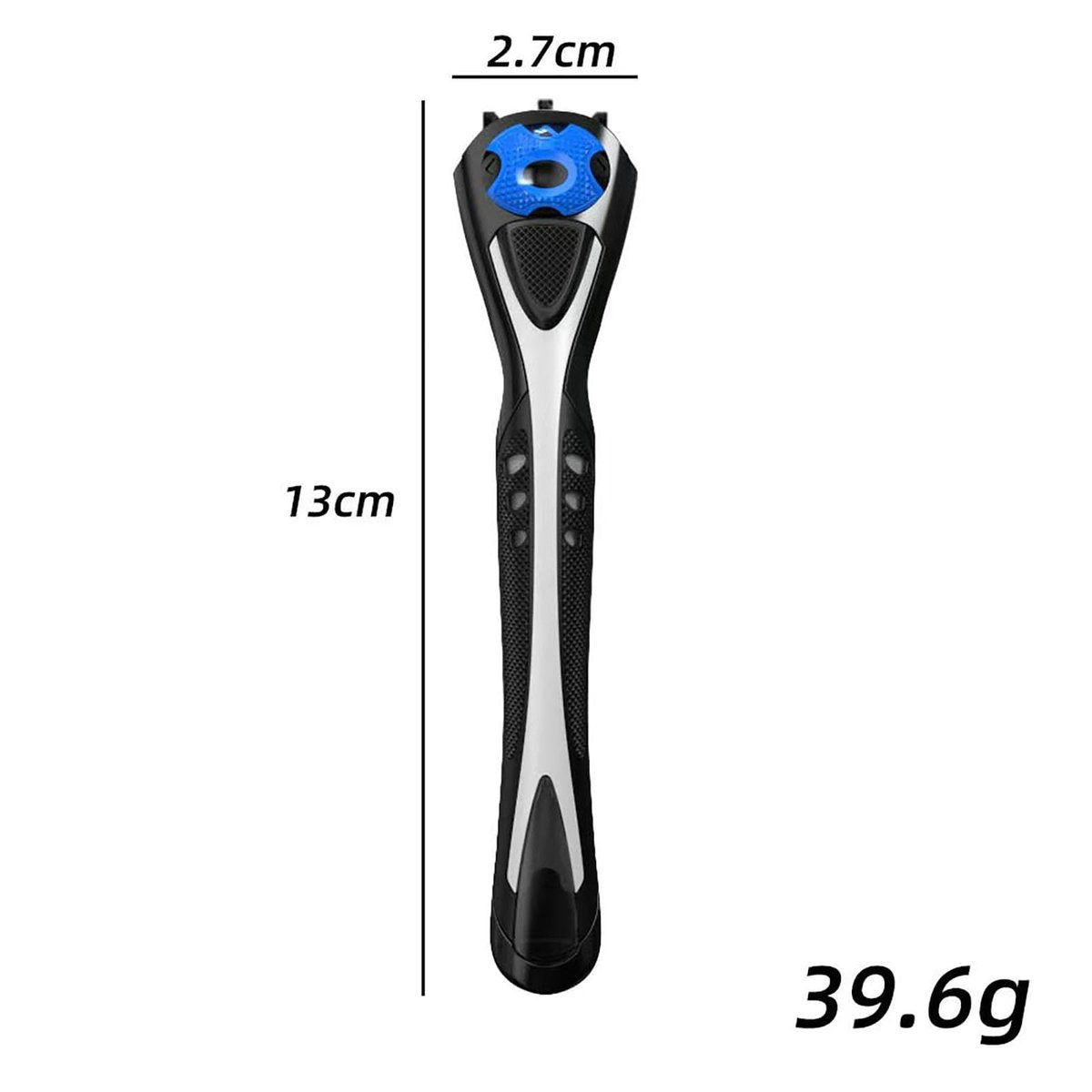 Replacement Razor Handle for Men – Ergonomic Non-Slip Grip, Compatible with Amazon Basics Razors - görsel 3