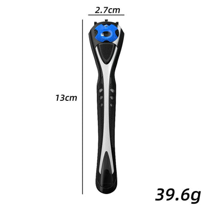 Replacement Razor Handle for Men – Ergonomic Non-Slip Grip, Compatible with Amazon Basics Razors