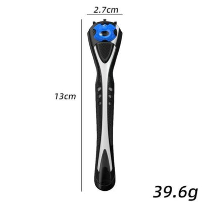 Replacement Razor Handle for Men – Ergonomic Non-Slip Grip, Compatible with Amazon Basics Razors