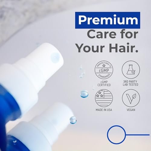 Neurogan GHK-Cu Copper Peptide Hair & Scalp Serum – 2400mg, 4% Copper Peptides – Fast-Absorbing, Water-Based Formula for Hair Softness & Shine – Cosmetic Dry Scalp Moisturizer Spray, Made in USA Avelisse