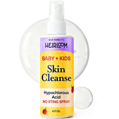 Hypochlorous Acid Spray for Kids – Soothes Diaper Rash, Baby Acne, Eczema & Minor Cuts – Non-Toxic, No Sting, 4 oz Avelisse