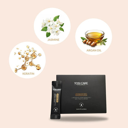 30-Pack Mini Moroccan Argan Oil Hair Oil (2ml Each) – Travel Size Hair Serum for Frizzy & Dry Damaged Hair, All Hair Types, with Vitamin E, Ideal for Business Trips, Holiday Gifts, Daily Use Avelisse