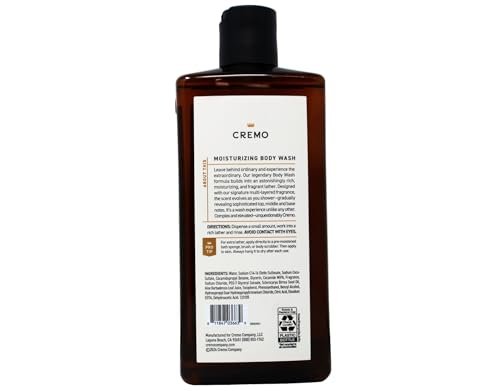Cremo Body Wash Set – Palo Santo, Italian Bergamot & Golden Amber – 3 x 16 Fl Oz, Skin-Moisturizing Formula Avelisse
