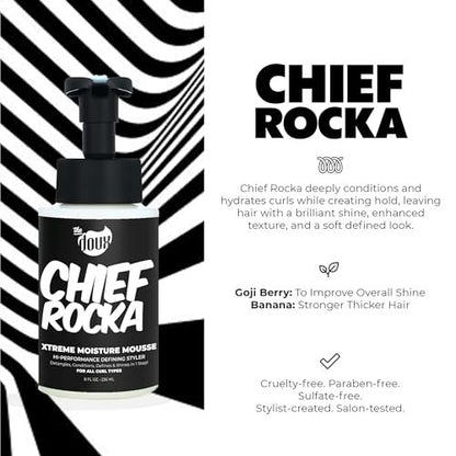 Chief Rocka Xtreme Moisture Mousse for Curly – Versatile Use: Suitable for wash-and-go styles, twist-outs, – Image 6