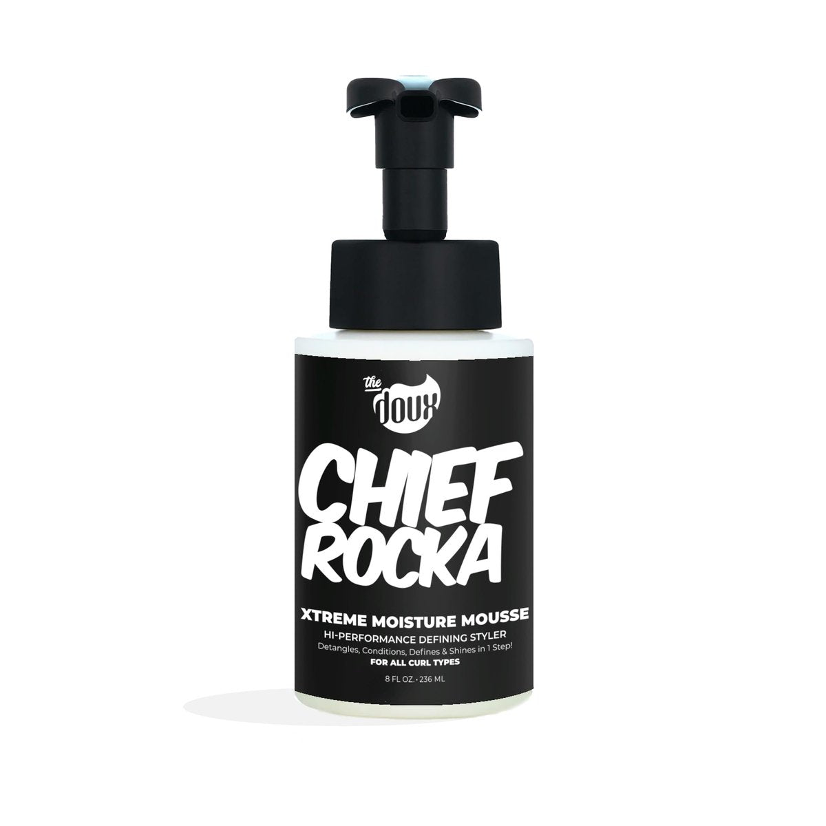 Chief Rocka Xtreme Moisture Mousse for Curly – Lasting Hold: Provides strong yet flexible hold that maintains curl – Image 1