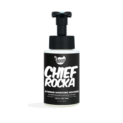 Chief Rocka Xtreme Moisture Mousse for Curly – Lasting Hold: Provides strong yet flexible hold that maintains curl – Image 1