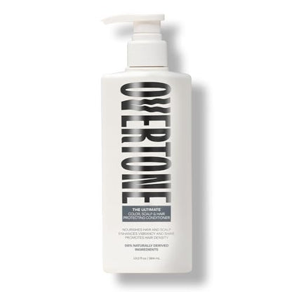 Overtone The Ultimate Conditioner: Hydrating & Strengthening Hair & Scalp Conditioner with Tea Tree & Peppermint, Vegan & Cruelty-Free, 13 Fl Oz Avelisse