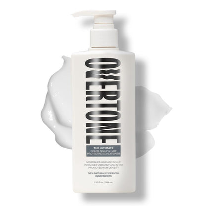 Overtone The Ultimate Conditioner: Hydrating & Strengthening Hair & Scalp Conditioner with Tea Tree & Peppermint, Vegan & Cruelty-Free, 13 Fl Oz Avelisse