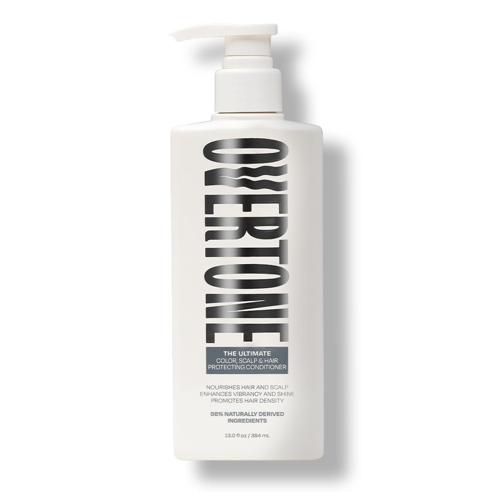 Overtone The Ultimate Conditioner: Hydrating & Strengthening Hair & Scalp Conditioner with Tea Tree & Peppermint, Vegan & Cruelty-Free, 13 Fl Oz Avelisse