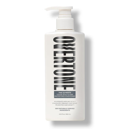 Overtone The Ultimate Conditioner: Hydrating & Strengthening Hair & Scalp Conditioner with Tea Tree & Peppermint, Vegan & Cruelty-Free, 13 Fl Oz Avelisse