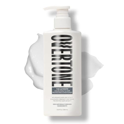 Overtone The Ultimate Conditioner: Hydrating & Strengthening Hair & Scalp Conditioner with Tea Tree & Peppermint, Vegan & Cruelty-Free, 13 Fl Oz Avelisse