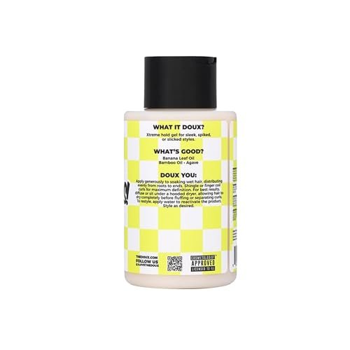 Bananas Xtreme Hold Hair Gel for Curly Hair – Strong Hold Styling Gel with Frizz Control & Shine – Hair Gel for Women & Men, Curl Gel for Wavy Hair, Natural Hair, Protective Styles & Defined Curls, 12oz - görsel 4