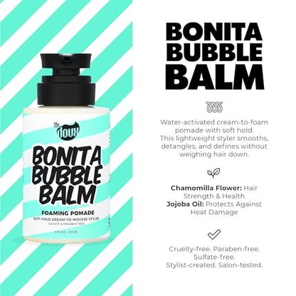 Bonita Bubble Balm Foaming Pomade – Cream to – Moisture Rich: Infused with nourishing ingredients that hydrate and – Image 6