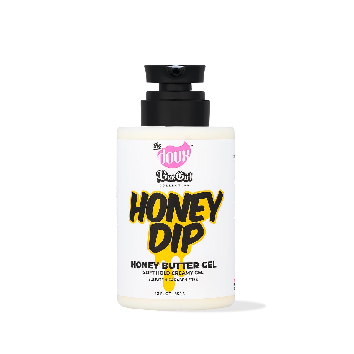 Bee Girls Honey Dip Honey Butter Gel for Curly Hair – Moisturizing Strong Hold Gel with Shine & Frizz Control for Styling – Curl Product for Women & Men, Natural, Coily & Wavy Hair, 12 oz Avelisse