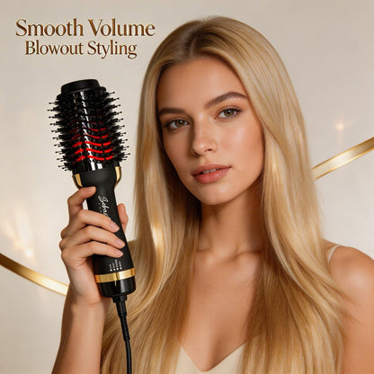 Infrared Professional Hot Air Brush – Premium Salon Quality Lightweight Styling Tool – Sebastian Hair Iron