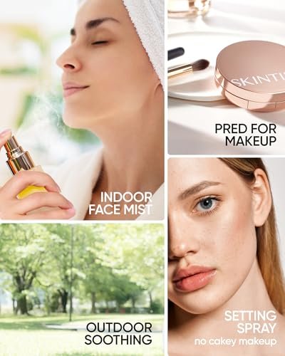SKINTIFIC Radiance Booster Serum Spray – Hydrating Face Mist with Bifida Ferment & Squalane – Vegan Glow Mist for Radiant Skin, 3.3 fl oz