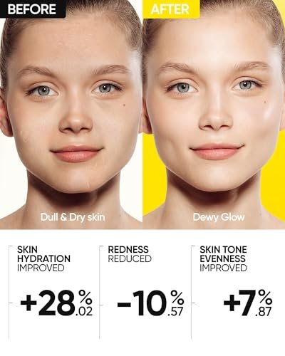 SKINTIFIC Radiance Booster Serum Spray – Hydrating Face Mist with Bifida Ferment & Squalane – Vegan Glow Mist for Radiant Skin, 3.3 fl oz