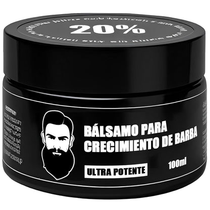 LELLURE Beard Growth Oil for Men - Ultra Potent Beard Stimulator with Black Balm, Moisturizes & Strengthens Beard (1 oz) Avelisse