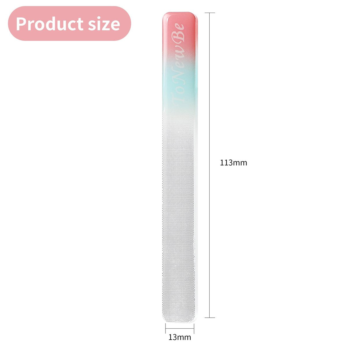 Nano Glass Nail Shiner Kit - 3-in-1 Crystal Nail Buffer for Shaping, Buffing & Polishing Natural Nails | Fine Glass Nail Files | Manicure Tool Gift for Women - görsel 9