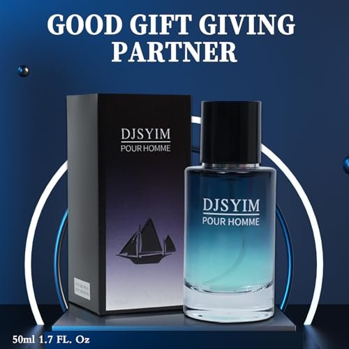 DJSYIM Men's Eau de Toilette - Pheromone Cologne with Fresh Apple Fragrance, Long-Lasting Spray, 1.7 oz Portable Design for Everyday Elegance Avelisse