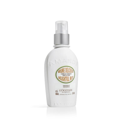 L'OCCITANE Almond Hair & Body Mist – Lightweight Gourmand Vanilla Fragrance Spray for Silky Skin & Hair Avelisse