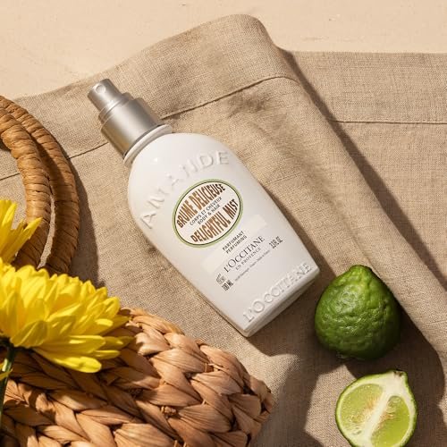 L'OCCITANE Almond Hair & Body Mist – Lightweight Gourmand Vanilla Fragrance Spray for Silky Skin & Hair Avelisse