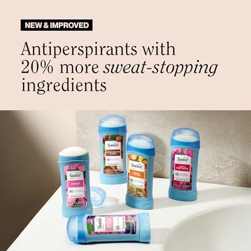Suave Antiperspirant Deodorant for Women, Invisible Solid, Sweet Pea & Violet, 48-Hour Odor & Wetness Protection, Sensitive Skin, 1.2 oz, 12-Pack - görsel 17