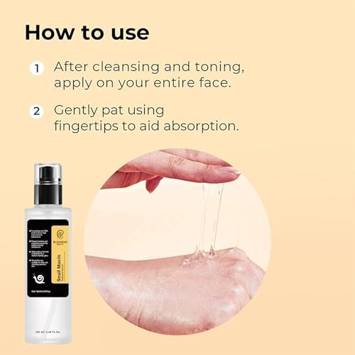 Blusheva Beauty Snail Mucin Radiance Serum – 96% Snail Filtrate Hydrating & Anti-Aging Face Serum for Fine Lines, Dark Spots & Smooth Skin – 100ml Avelisse