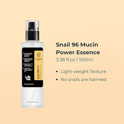 Blusheva Beauty Snail Mucin Radiance Serum – 96% Snail Filtrate Hydrating & Anti-Aging Face Serum for Fine Lines, Dark Spots & Smooth Skin – 100ml Avelisse