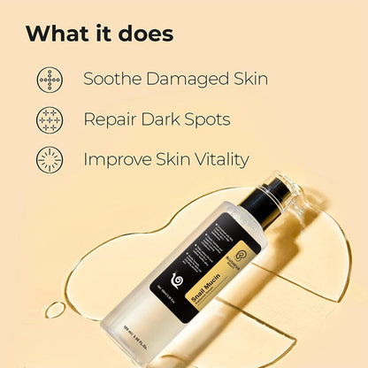 Blusheva Beauty Snail Mucin Radiance Serum – 96% Snail Filtrate Hydrating & Anti-Aging Face Serum for Fine Lines, Dark Spots & Smooth Skin – 100ml Avelisse