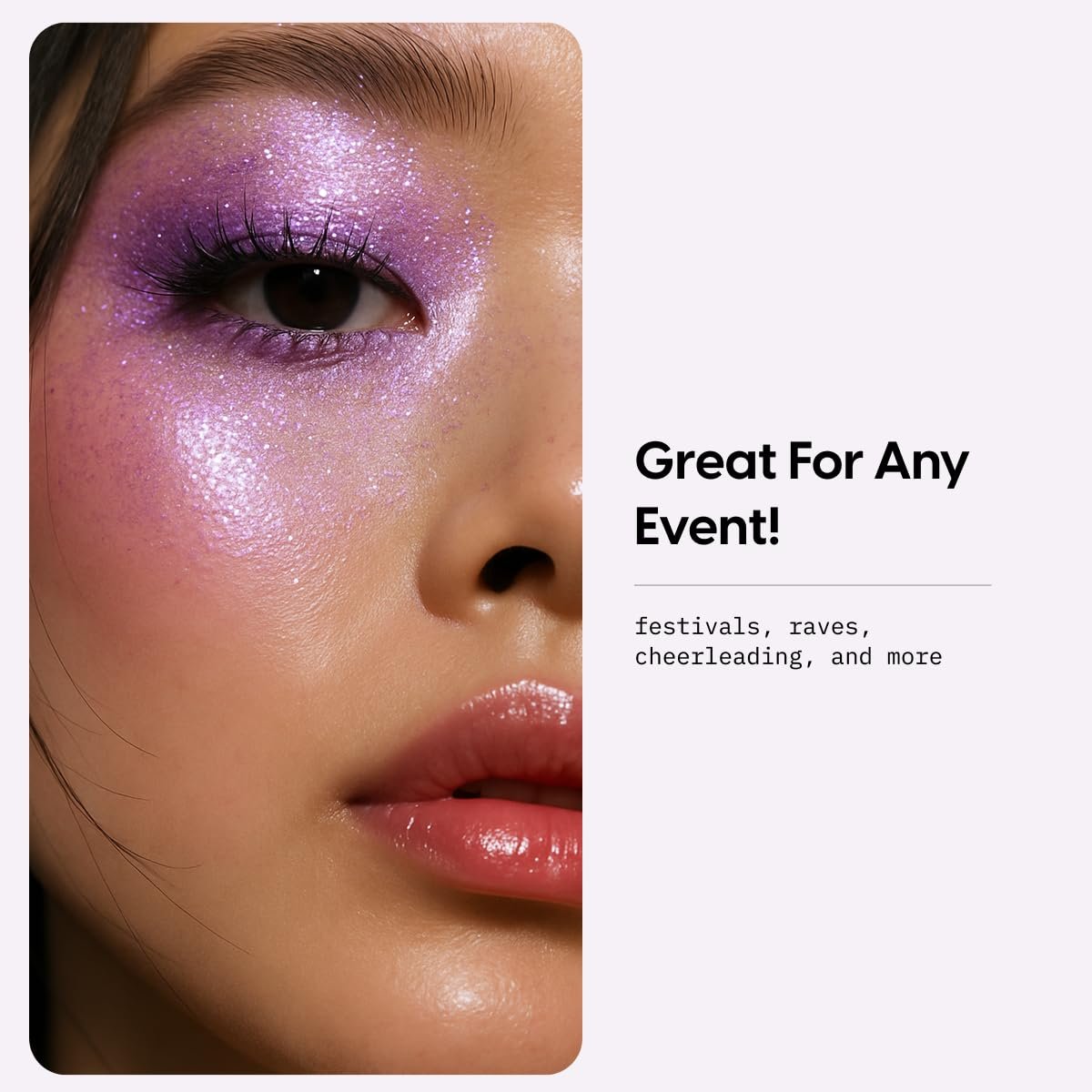 KARA BEAUTY ELECTRIC DISCO Glitter Eyeshadow Palette – 30 Color Pressed Glitter Makeup Palette for Face, Body & Eyes, No Glue Needed, Chunky & Fine Glitter for Rave, Festival Makeup & More Avelisse