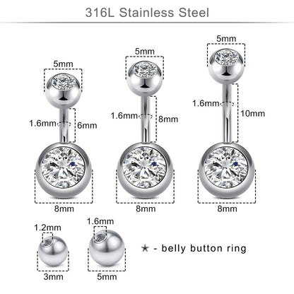 DJCIW 75-Piece Mixed-Size Piercing Kit - 316L Stainless Steel Body Piercing Supplies with Needles, Clamps for Cartilage, Tragus, Nose, Septum, Belly, Lip, Eyebrow, Nipple - 14G to 20G Avelisse