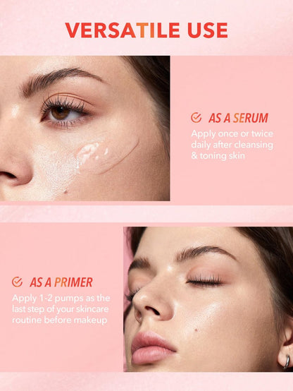 SHEGLAM Melon Melt Niacinamide Serum Primer – Smooth Skin & Deep Moisturizing for Perfect Makeup