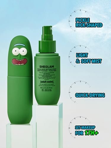 SHEGLAM Pickle Rick Setting Spray – Long-Lasting Face Mist for Perfect Makeup - görsel 4