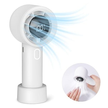 SAVILAND Nail Dryer for Regular Polish – 100 Speed Turbo Wind Fast Nail Dryer, Smart Display, 30dB Quiet Portable Electric Manicure Tool