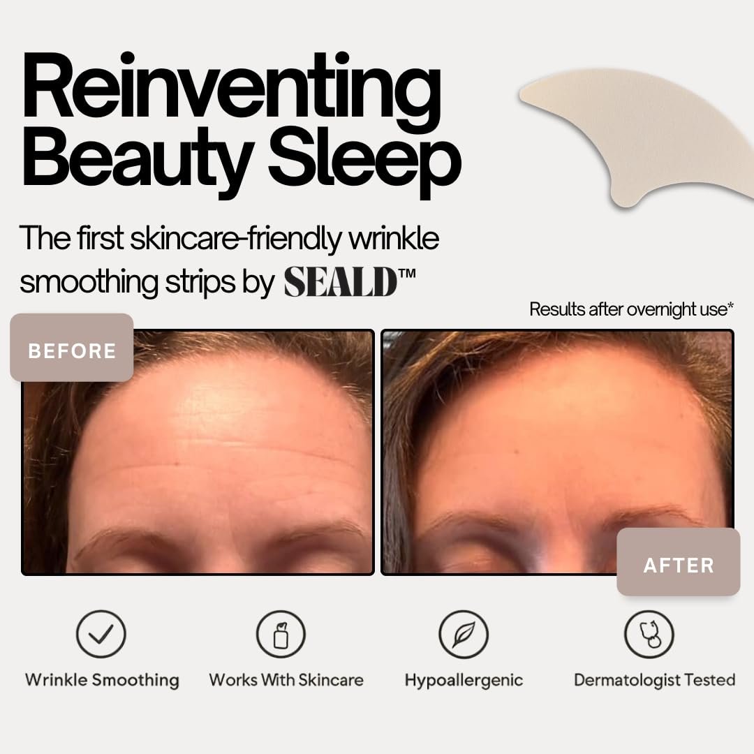 SEALD™ Forehead Tape – Wrinkle Smoothing Patches (30 Count) Avelisse