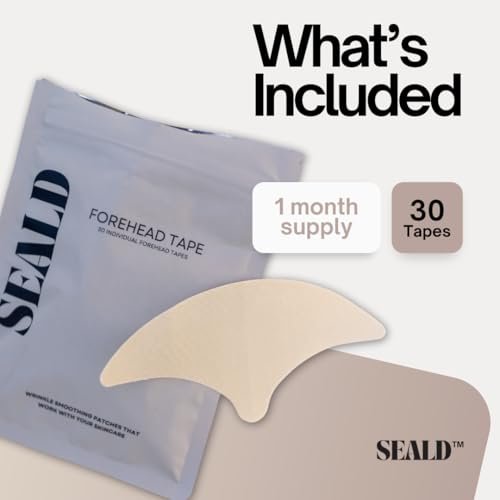 SEALD™ Forehead Tape – Wrinkle Smoothing Patches (30 Count) Avelisse