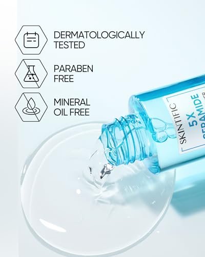 SKINTIFIC 5X Ceramide Soothing Toner – Hydrating Skin Barrier Repair with Probiotics & Calendula for Sensitive & Dry Skin, Non-Alcohol, Cruelty-Free, Vegan - görsel 14