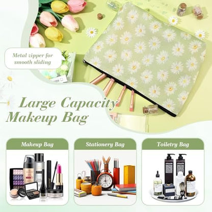 Mothers Day Gifts for Mom - Daisy Birthday Gifts for Women Self Care Gift Basket - Happy Birthday Spa Box Care Package for Women Mom Wife Daughter Sister Girlfriend Best Friend (Green, 10 Piece Set) Avelisse