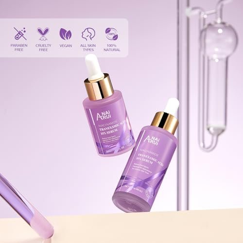 ANAI RUI 10% Tranexamic Acid Serum with Niacinamide, Kojic Acid, Ceramide - Skin Refining Serum for All Skin Types, 1.69 Fl Oz Avelisse